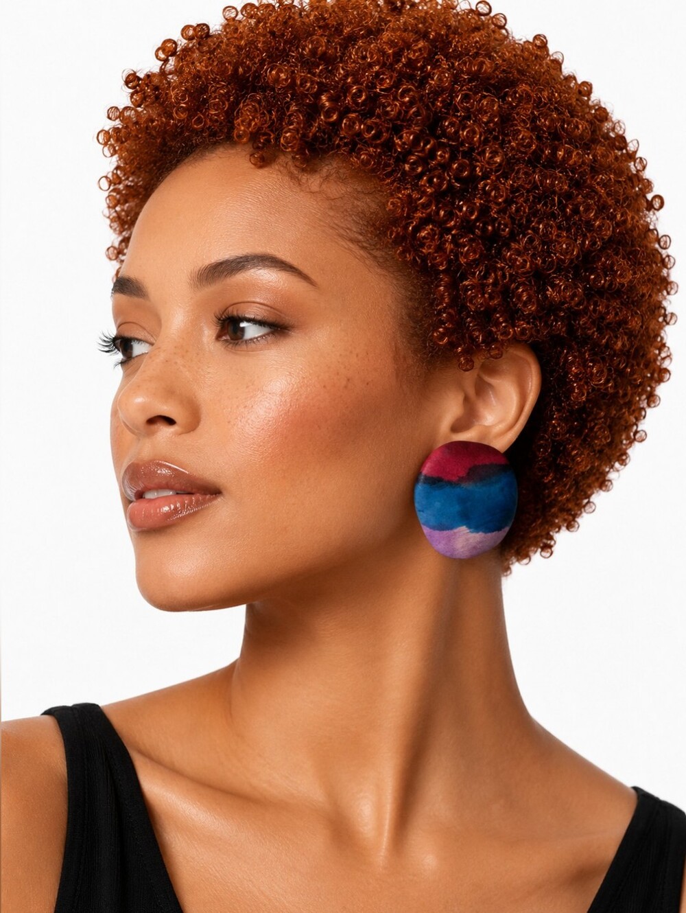 Sunset Tide Statement Stud Earrings